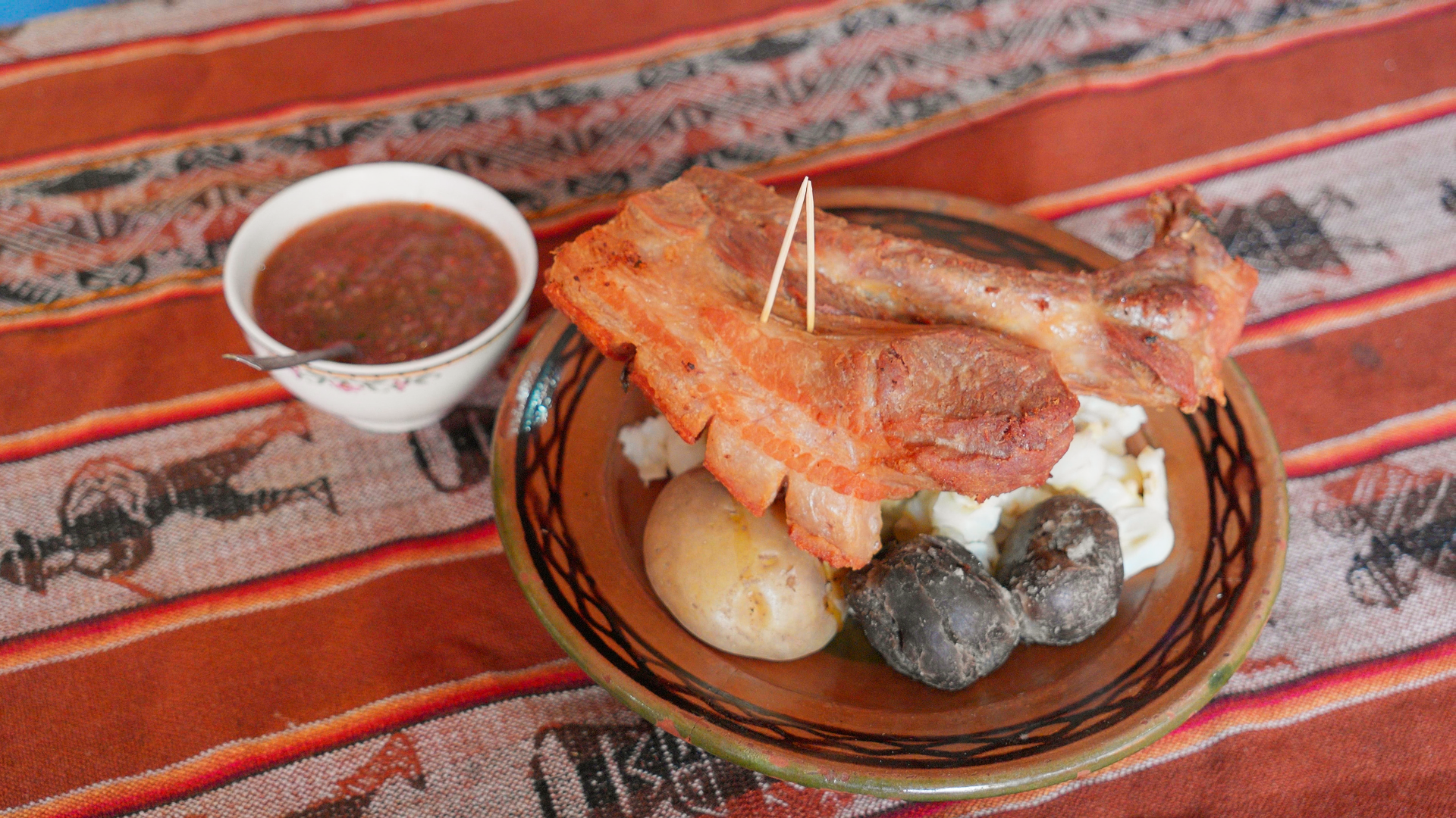 Foto del plato Chicharrón de Cerdo a la Leña